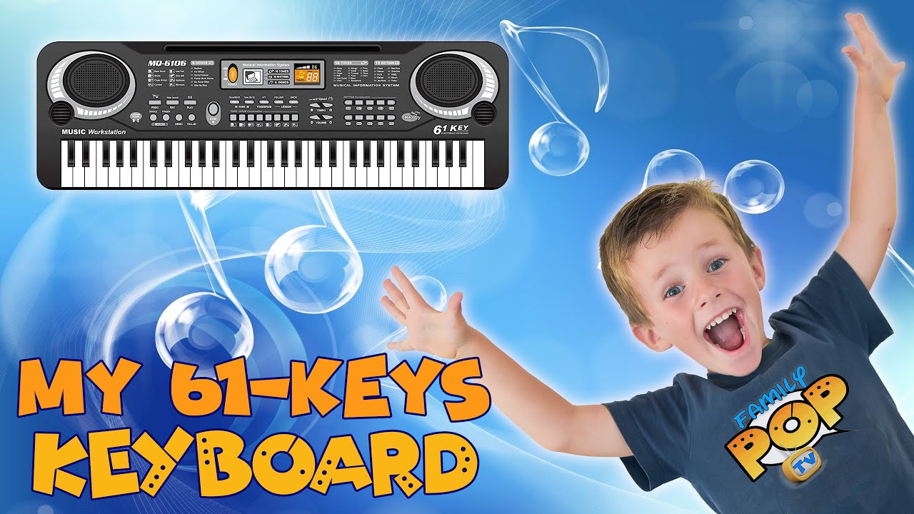 61-Key Piano Keyboard Review | Bandstand MQ-6106 | FamilyPopTV
