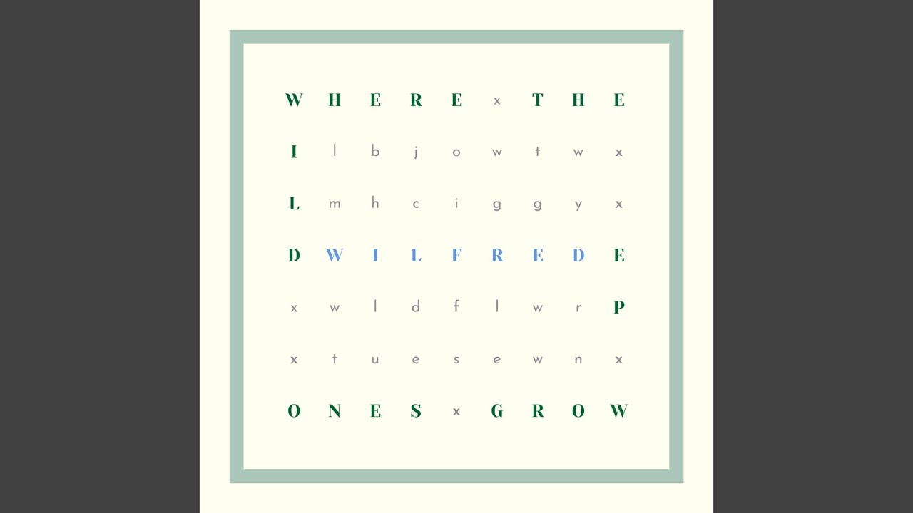 Where the Wild Seem to Grow