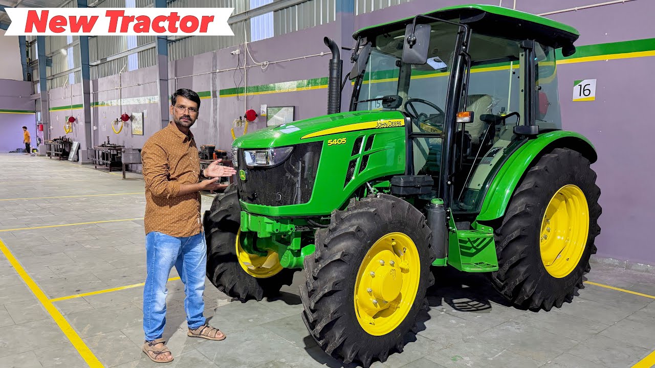 Finally Taking Delivery of New John Deere Tractor | John Deere 5405 with AC Cabin