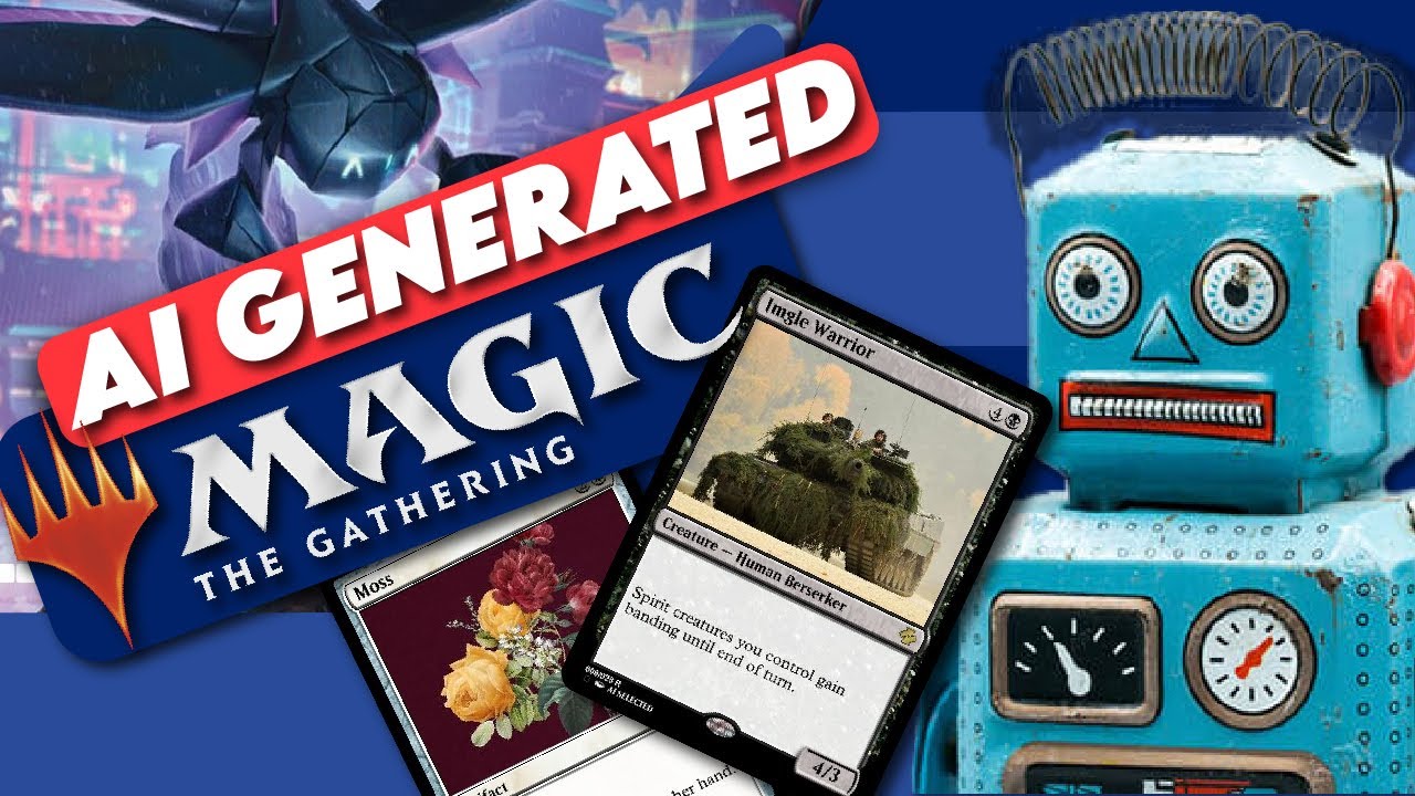 We Try to Play With AI Generated Magic: the Gathering Cards