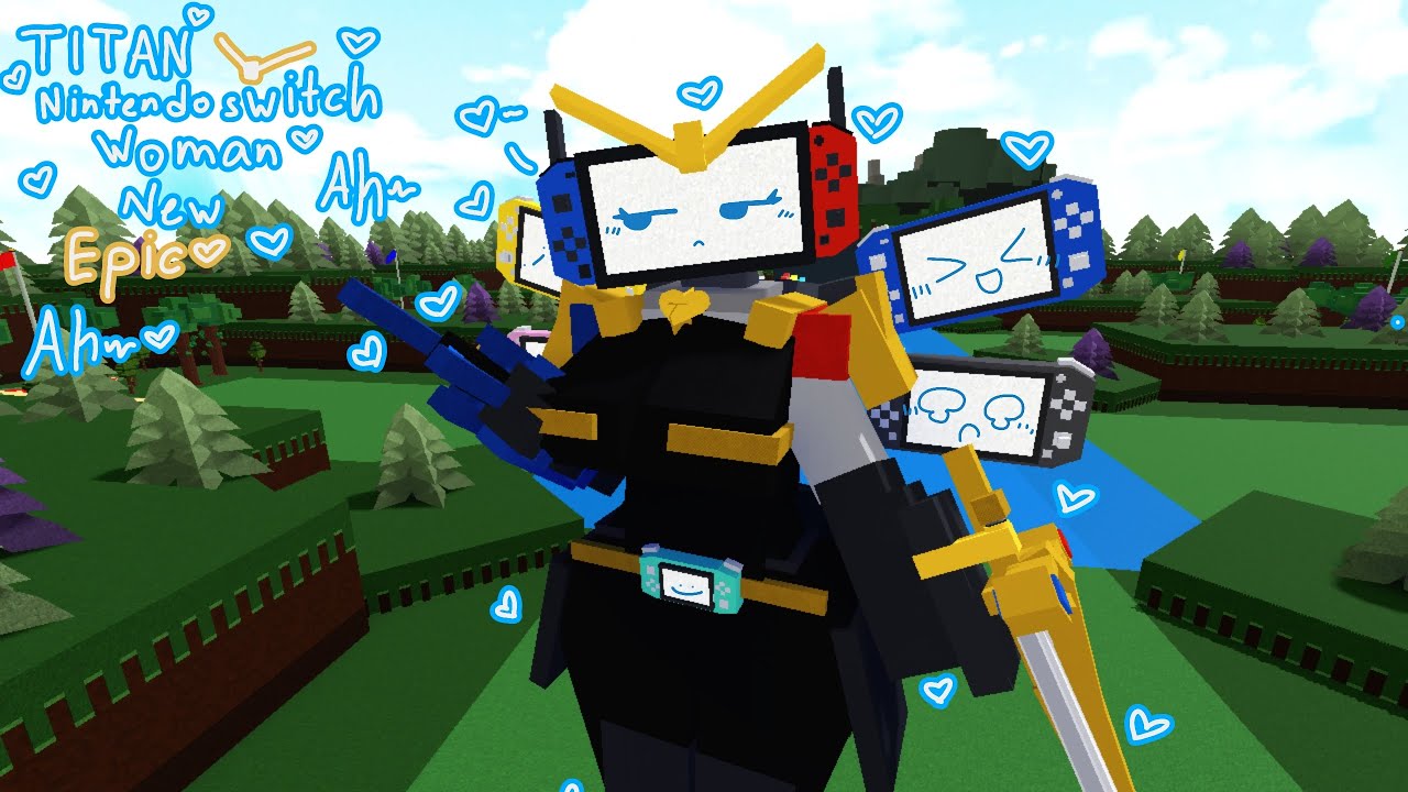titan Nintendo switch woman l like a Sus epic😏 l build a boat