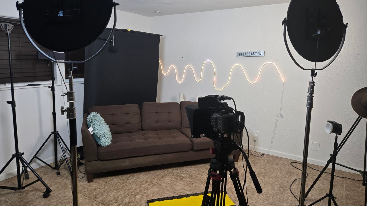 What my Live stream looks like BTS
