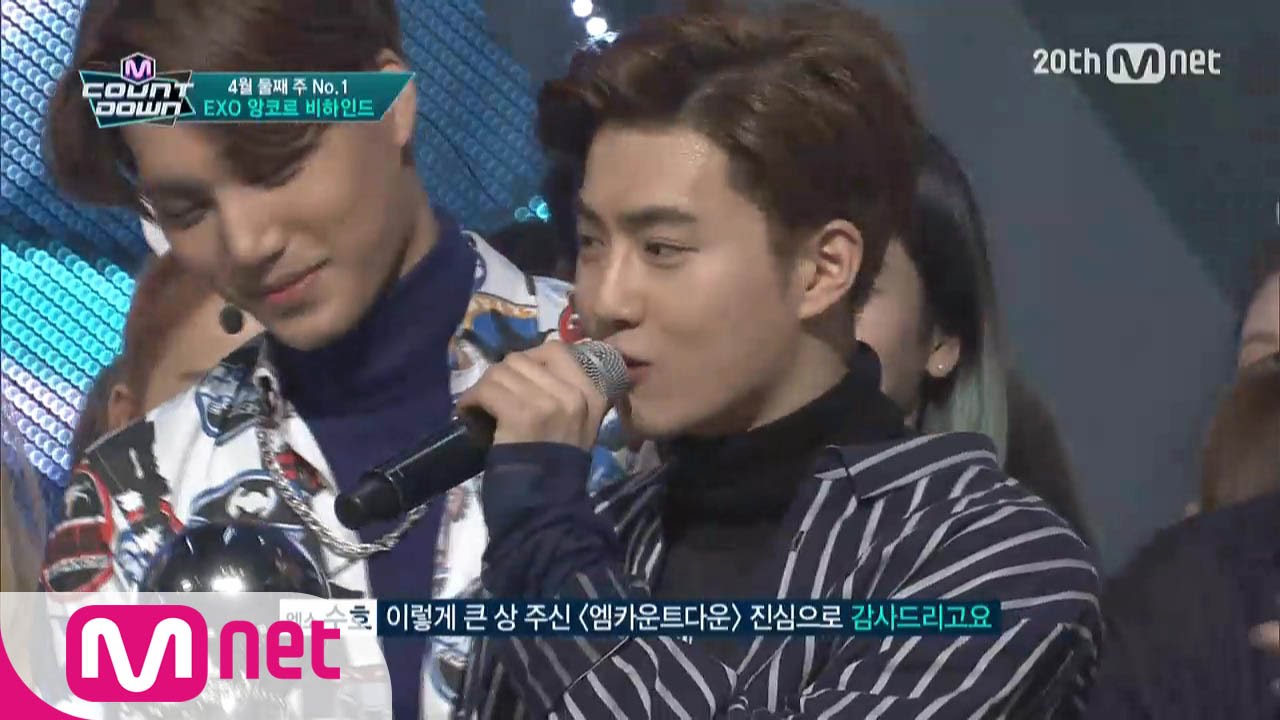 [OnlyMnet] EXO won the First! Encore Stage in FULL [M COUNTDOWN] EP.419