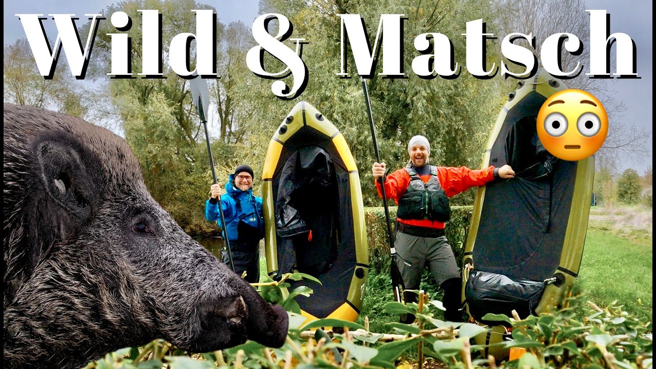 Packraft Tour mit Wildwechsel - Das war knapp !! ..auf der Moder 🙄