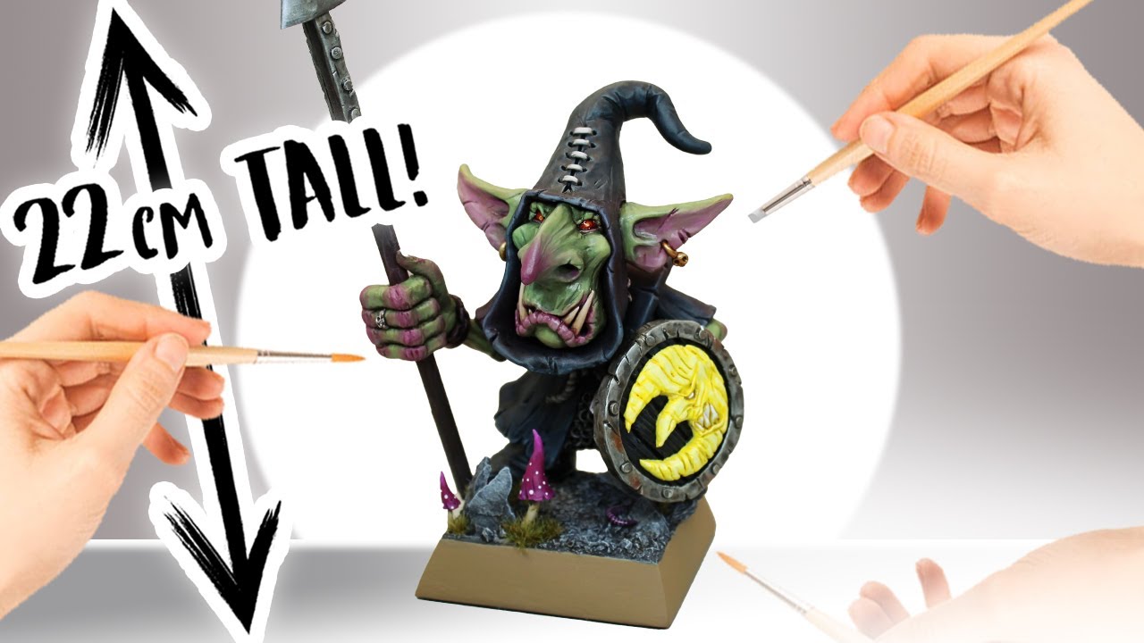 Warhammer the Old World - Sculpting an oversized Night Goblin