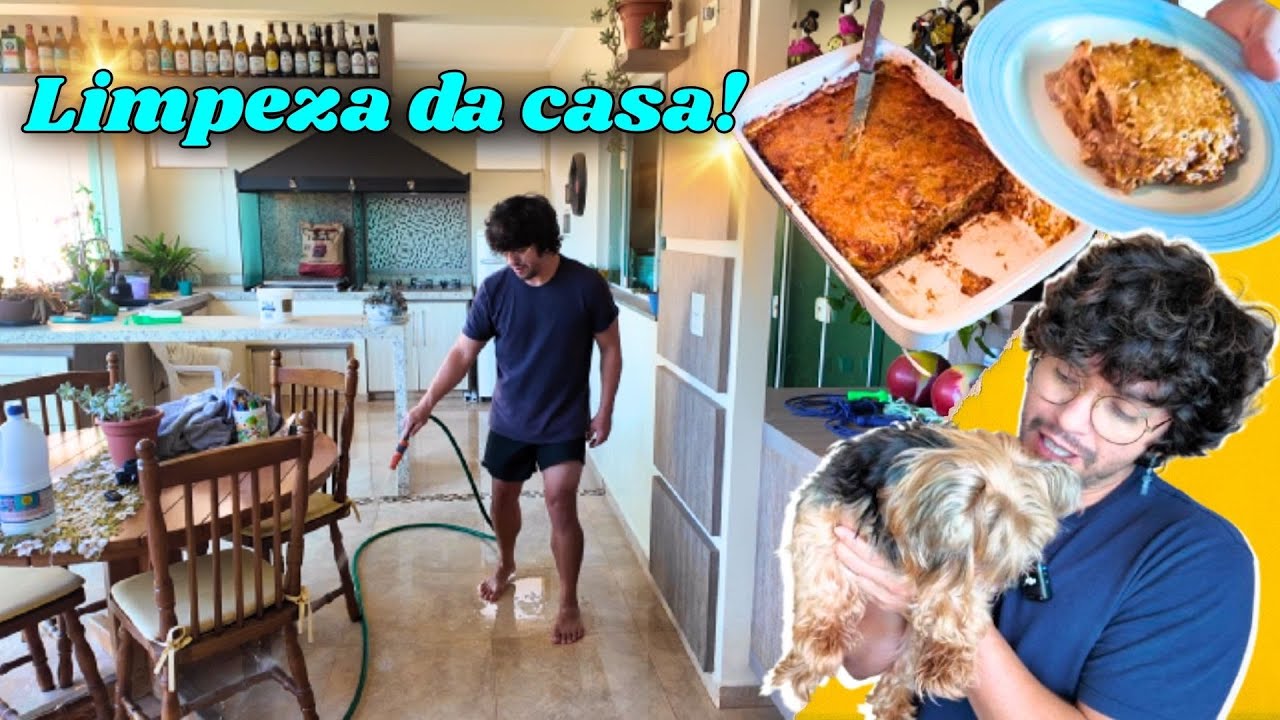PREPARANDO LASANHA E LIMPANDO A CASA | ROTINA DIÁRIA