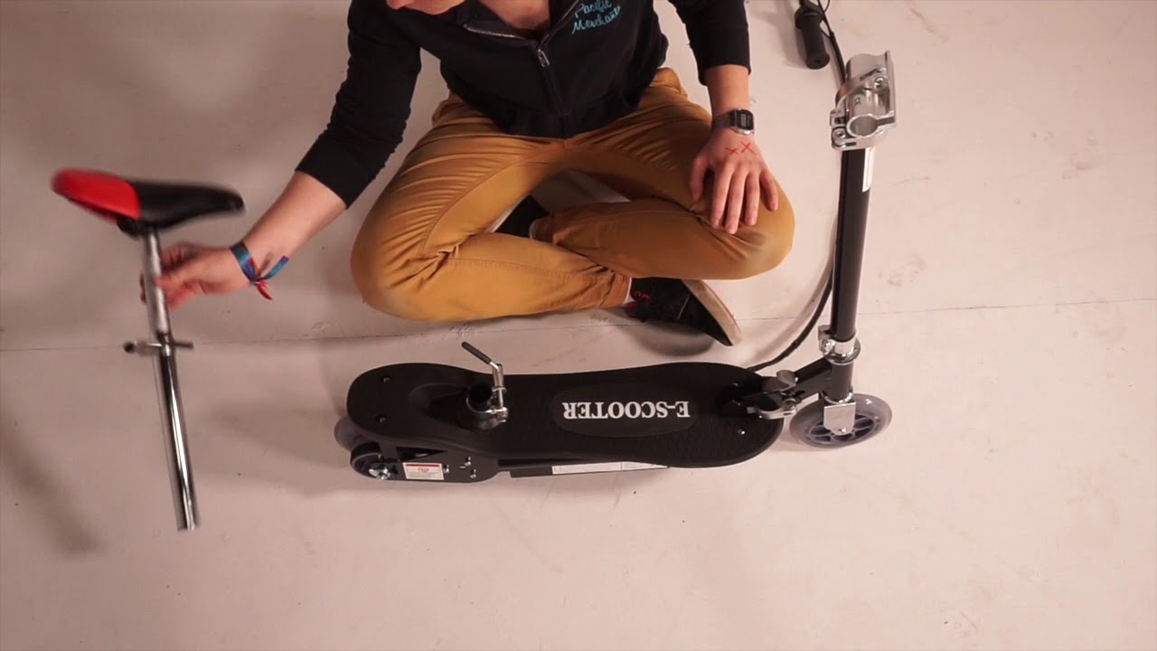 Montage trottinette Eewi avec selle