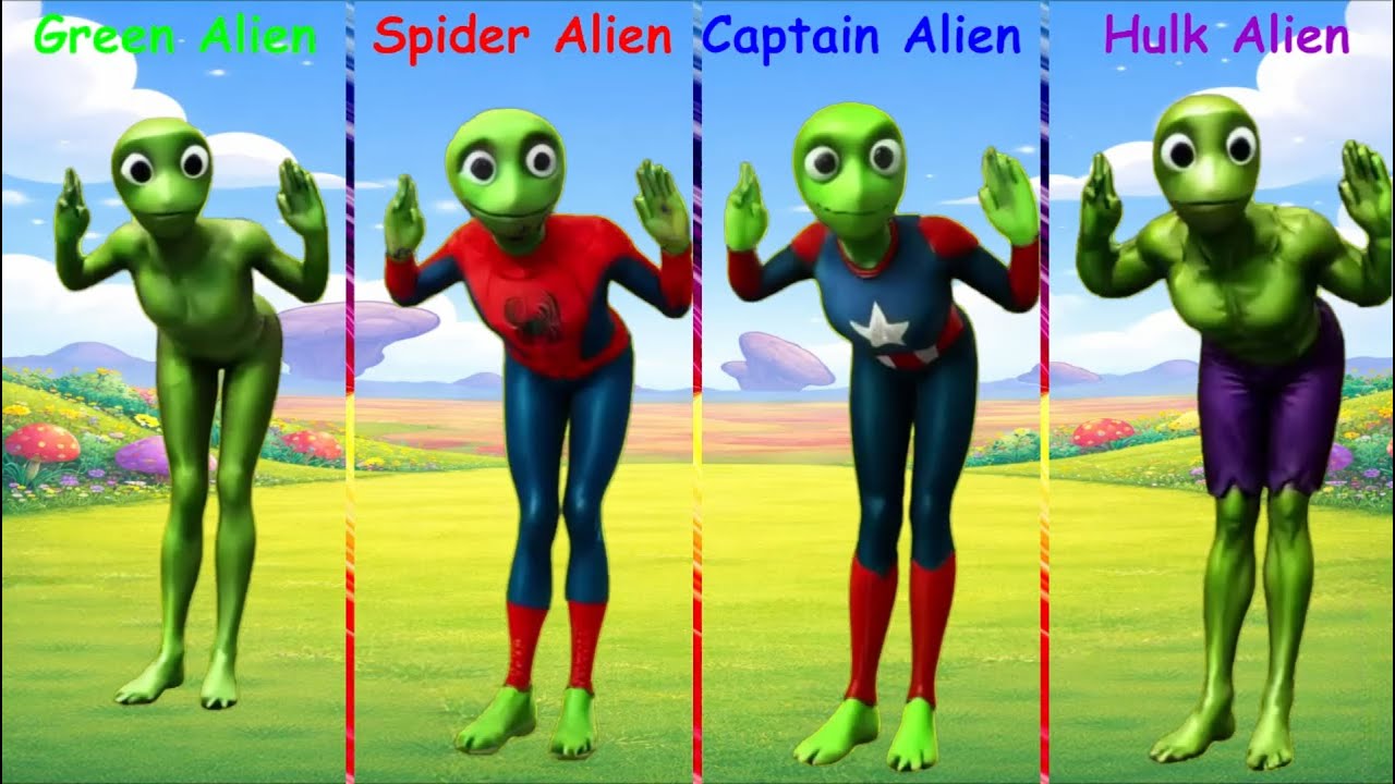 Funny Alien Dance 👽 | Dame Tu Cosita | Colorful Dance for Kids #15