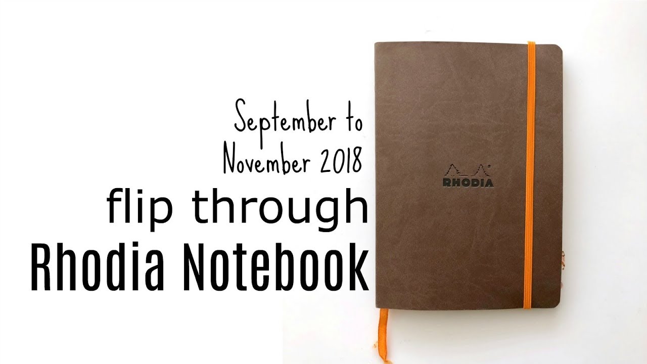 What's in my Rhodia Bullet Journal? planner & collections