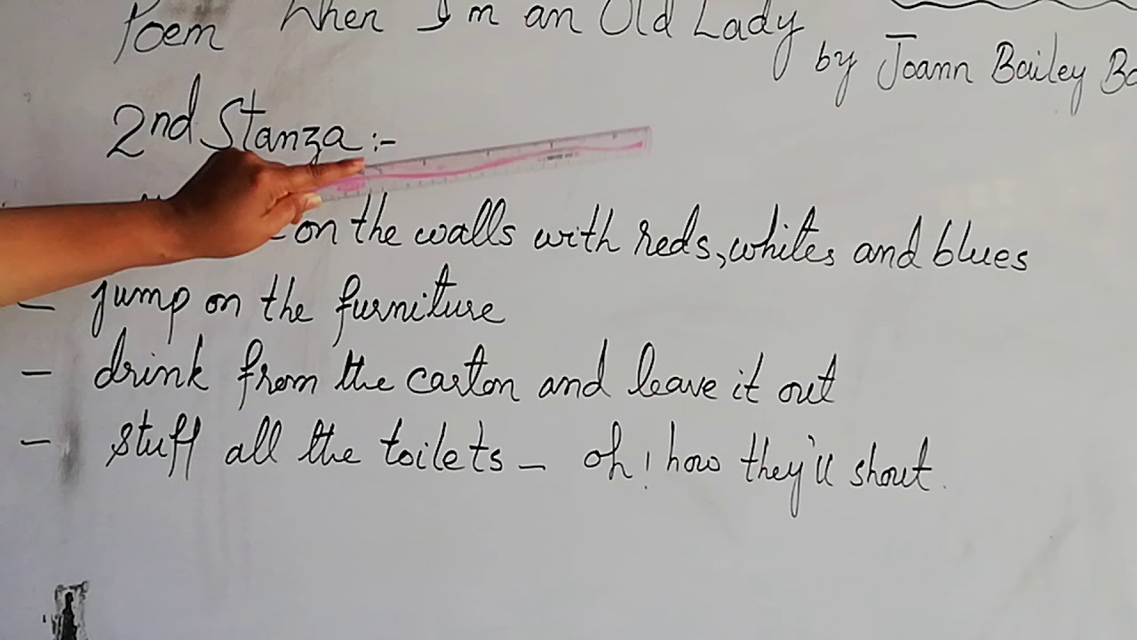 poem When I am an old Lady By Joann Bailley Baxter