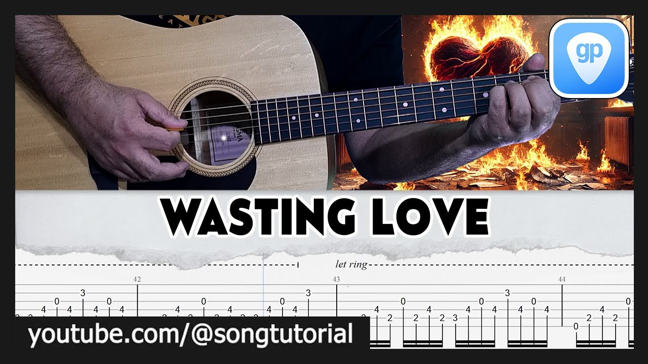 Iron Maiden | Wasting Love | TAB | Guitar Cover | Lesson