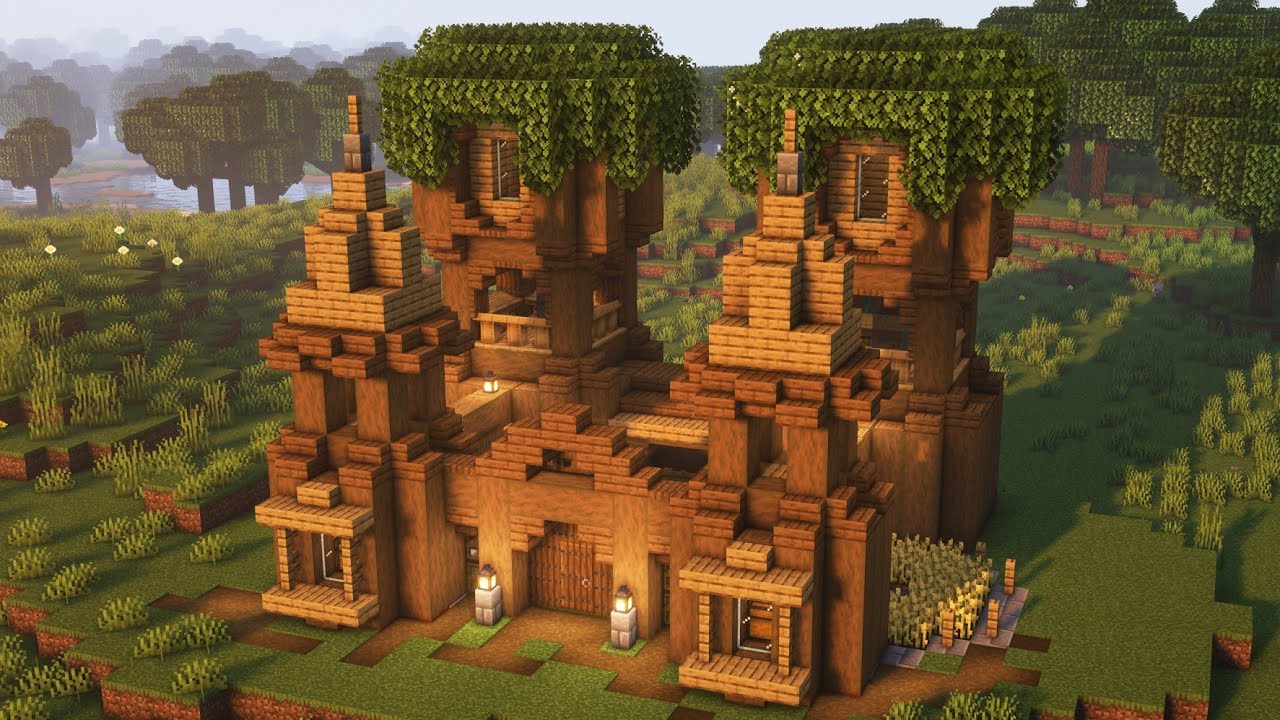 Minecraft: How To Make A Ultimate Survival Base | Treehouse Base Tutorial