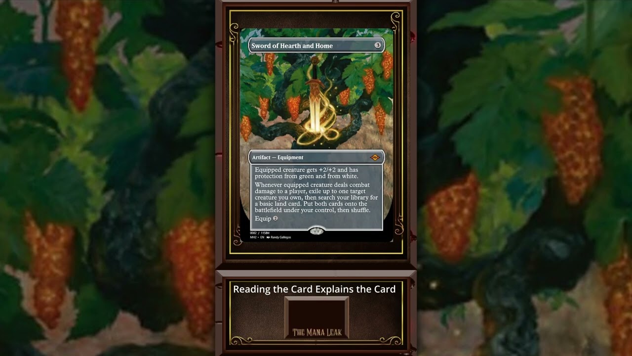 Sword of Hearth and Home  #edh #mtg #mtgcommander #mtgcommunity #magicthegathering