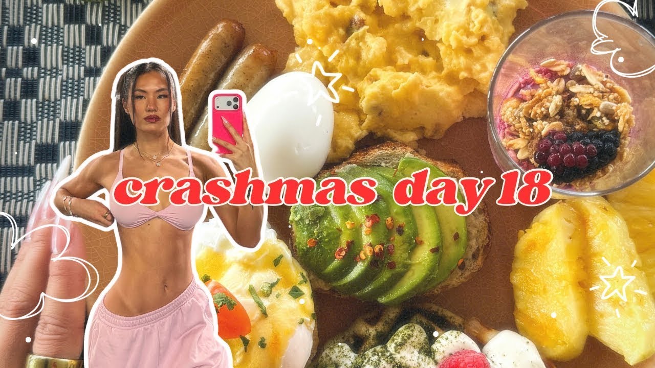 CRASHMAS DAY 18 | lowfod map fdoe, high protein, my supplements