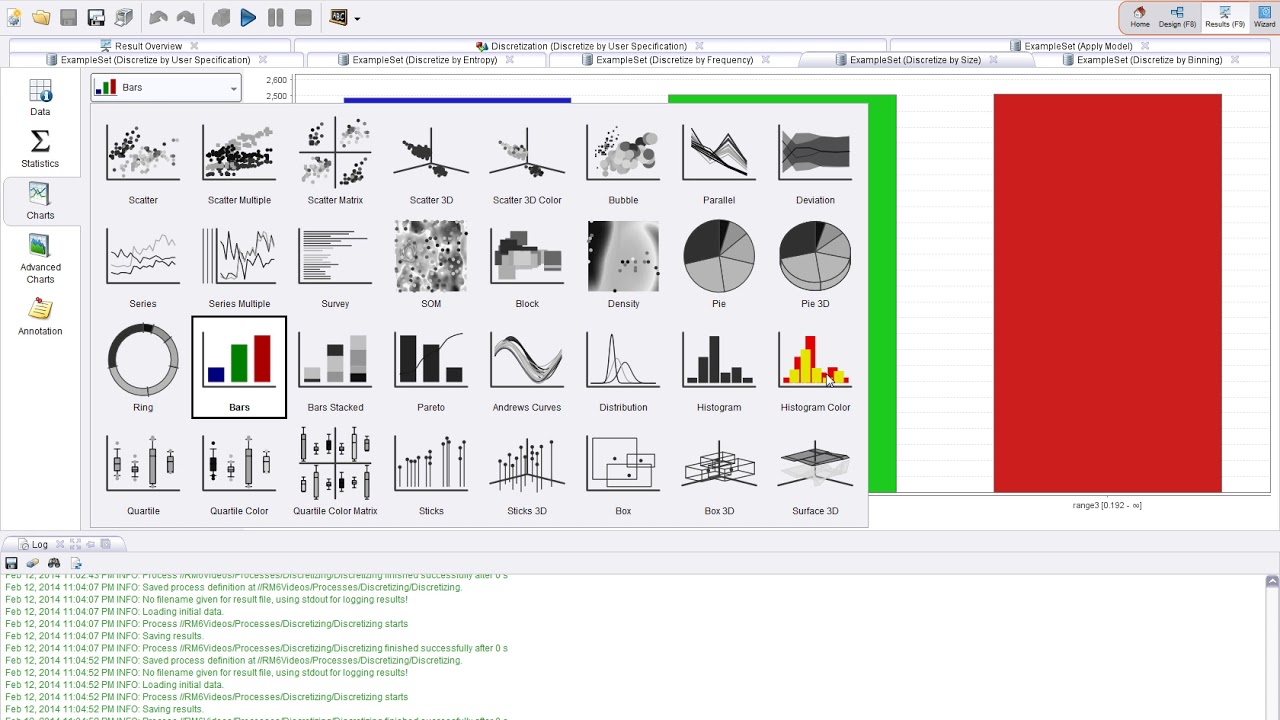 Discretizing in RapidMiner - Data Mining