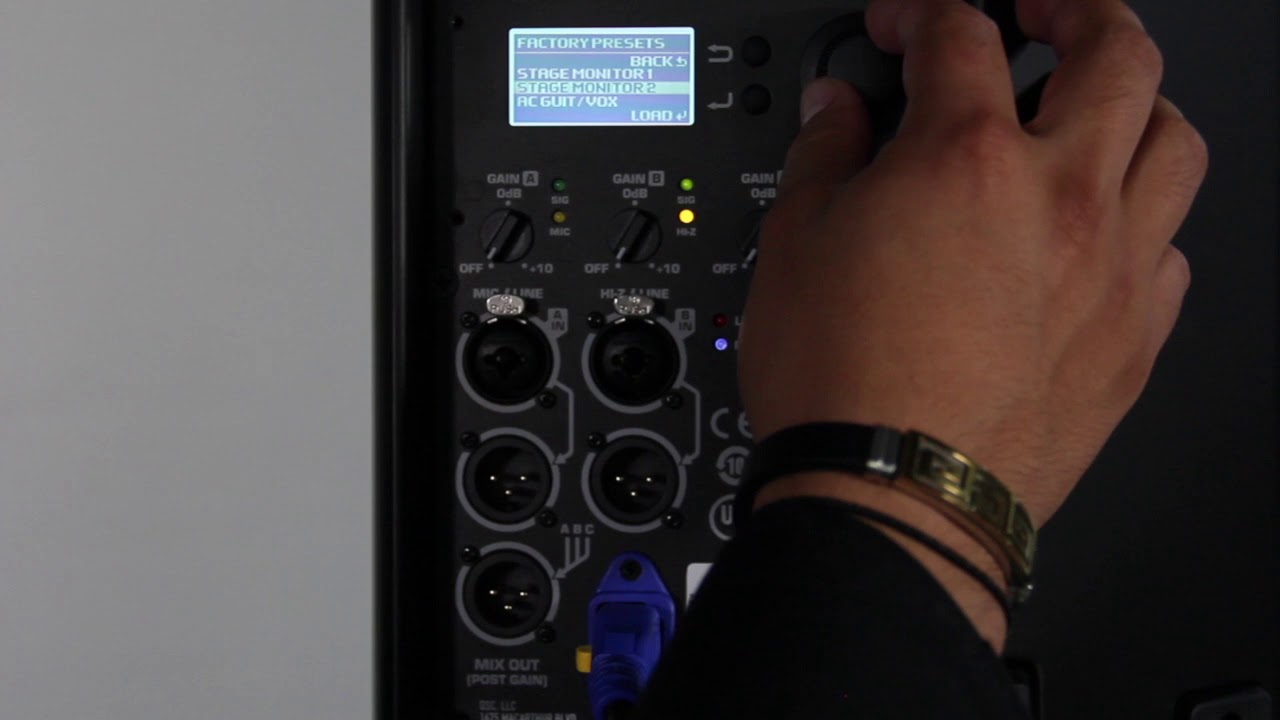 RESEÑA K.2 QSC - REVISANDO LOS PRESETS DE AUDIO