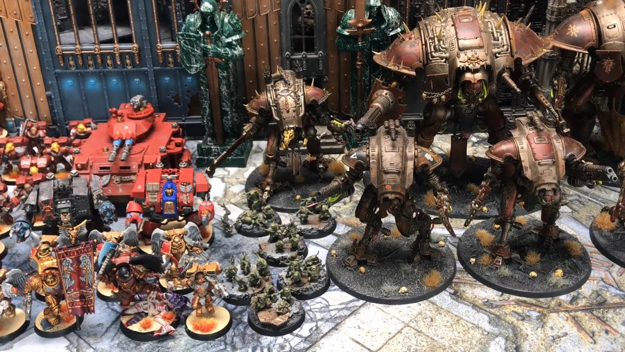 Blood Angels vs. Chaos Knights [Kreuzzug 2020 - 172] Warhammer 40k Battle Report Deutsch