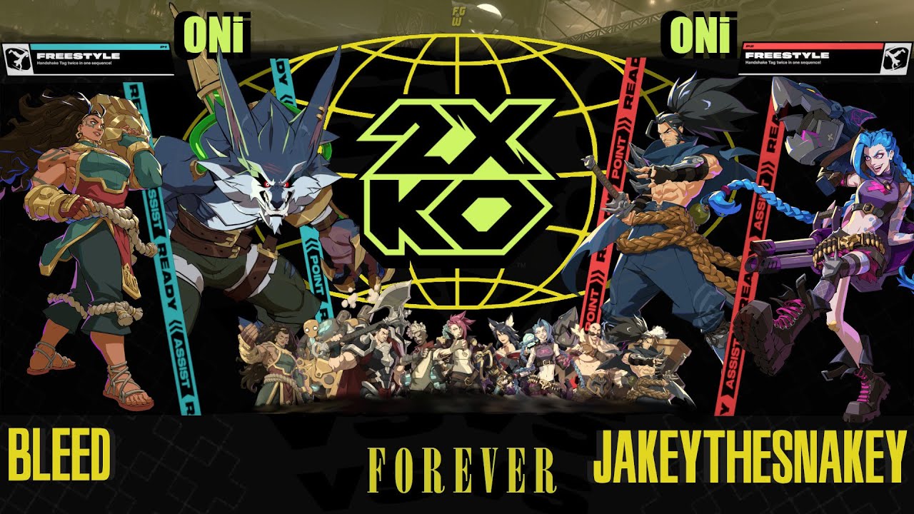 2XKO × ONi bleed Warwick × Illaoi FS vs ONi JakeyTheSnakey Yasuo × Jinx FS  High Level 2XKO Season 0