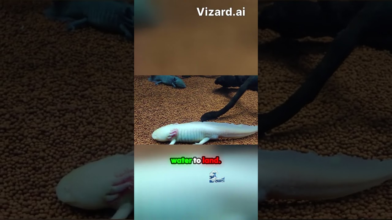 The Axolotl  Forever Young and Unique! #educationalvideo #facts #animalfables