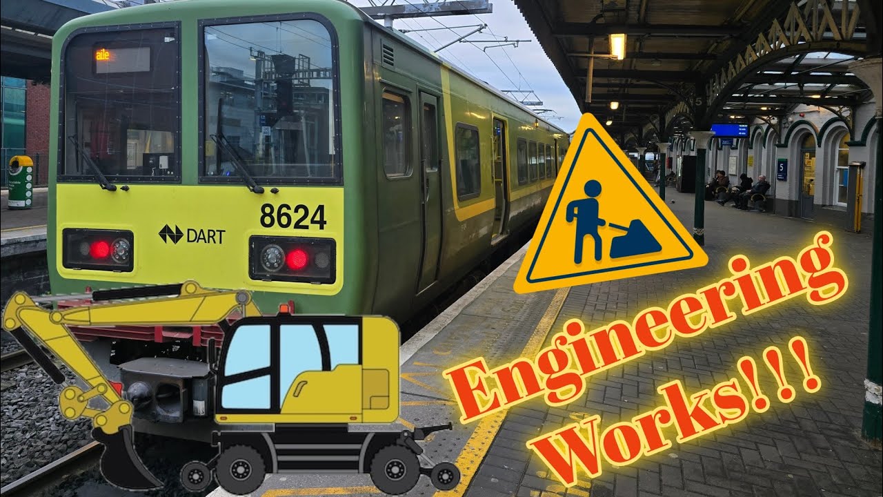 DART Services Terminating at Connolly Station due to Engineering Works 
