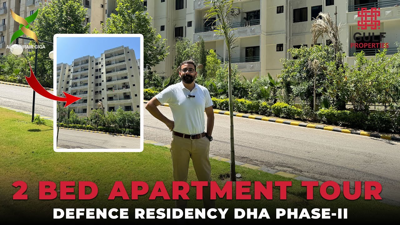 2 Bed Apartment Tour Defence Residency DHA Phase 2 Islamabad | Block 14