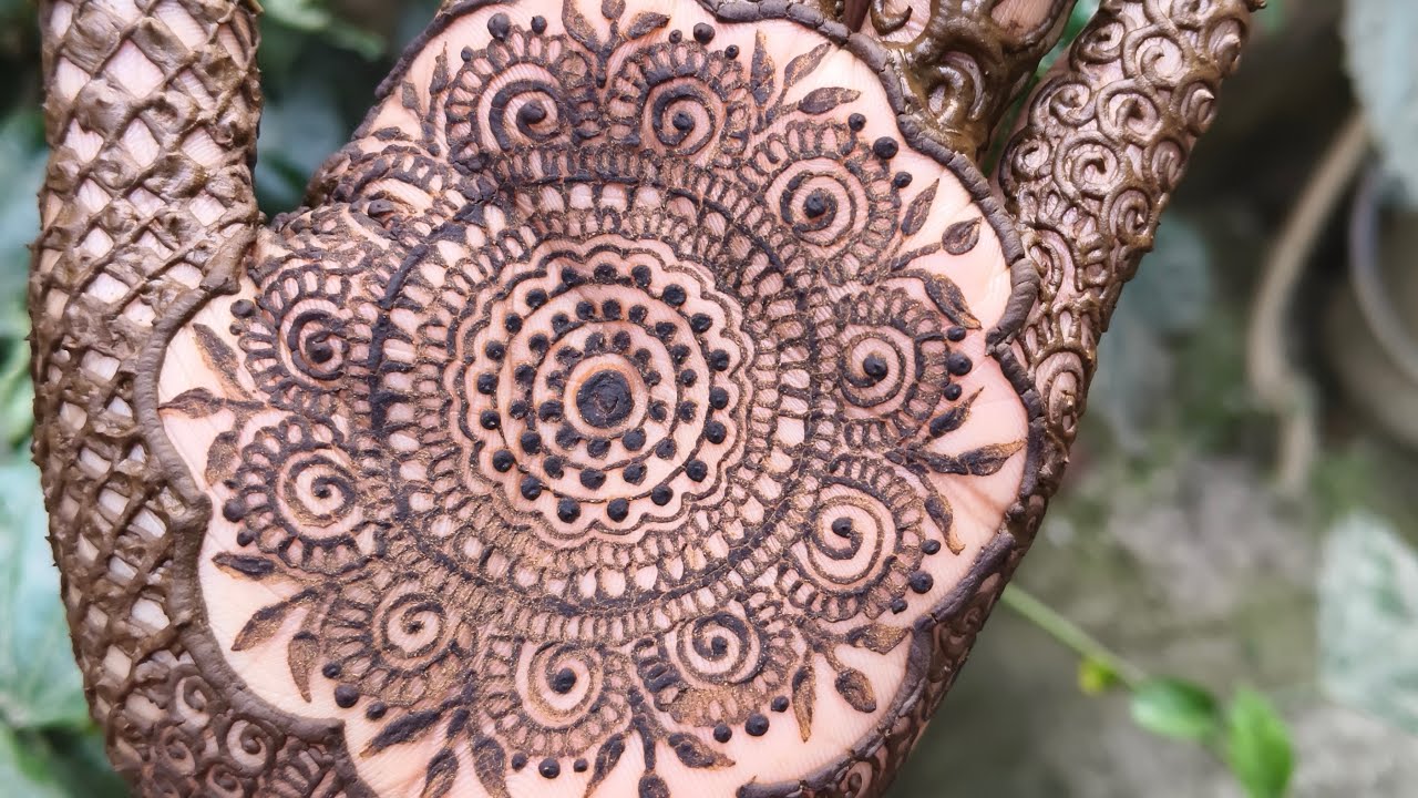 easy and beautiful front hand mehndi design #live#trending#viral##@gargimwhndiartist