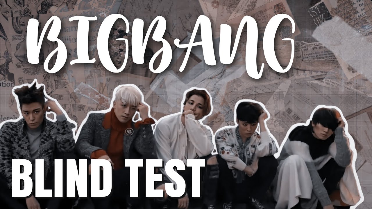 BLIND TEST ⩩2 • BIGBANG (easy to difficult)