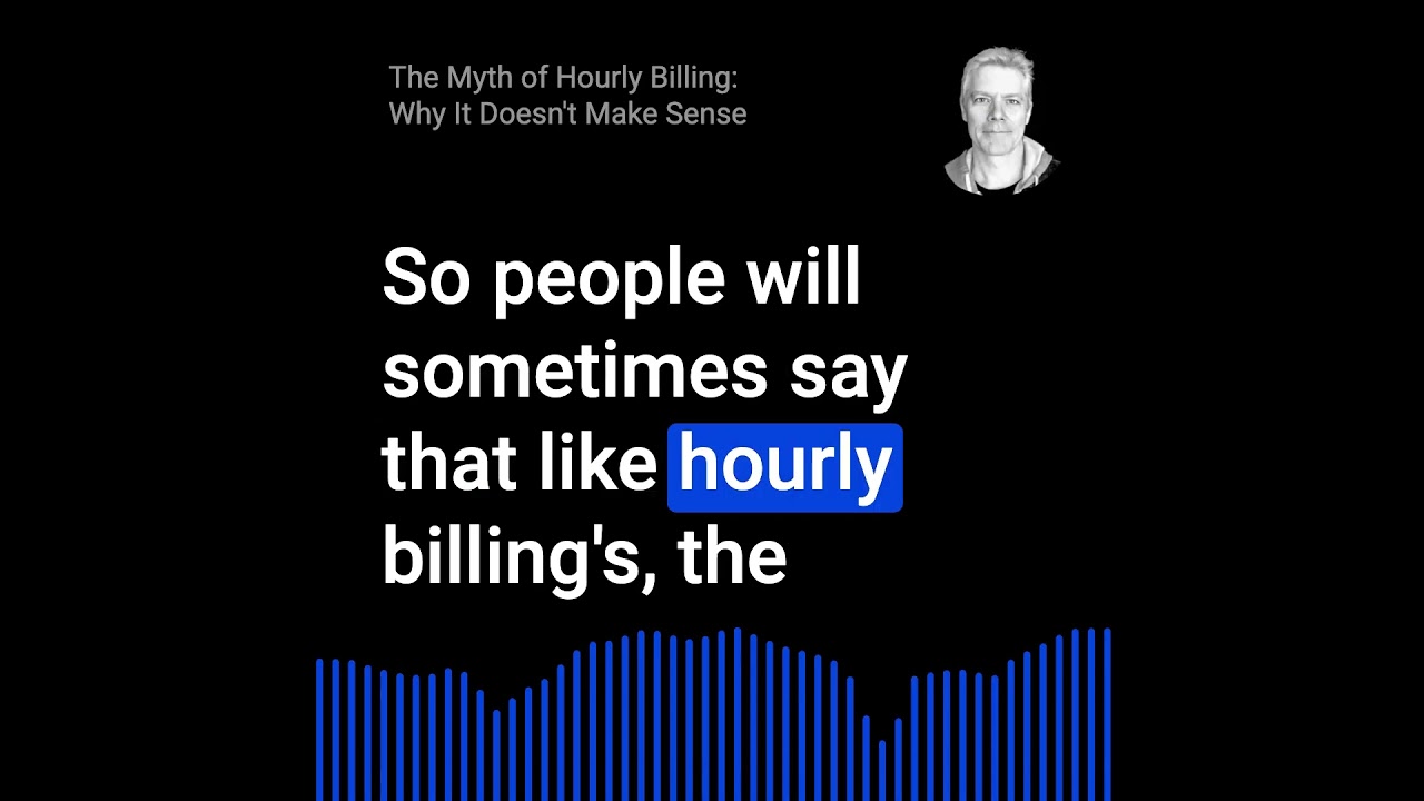 The Myth of Hourly Billing   Why It Doesn't Make Sense For Experts