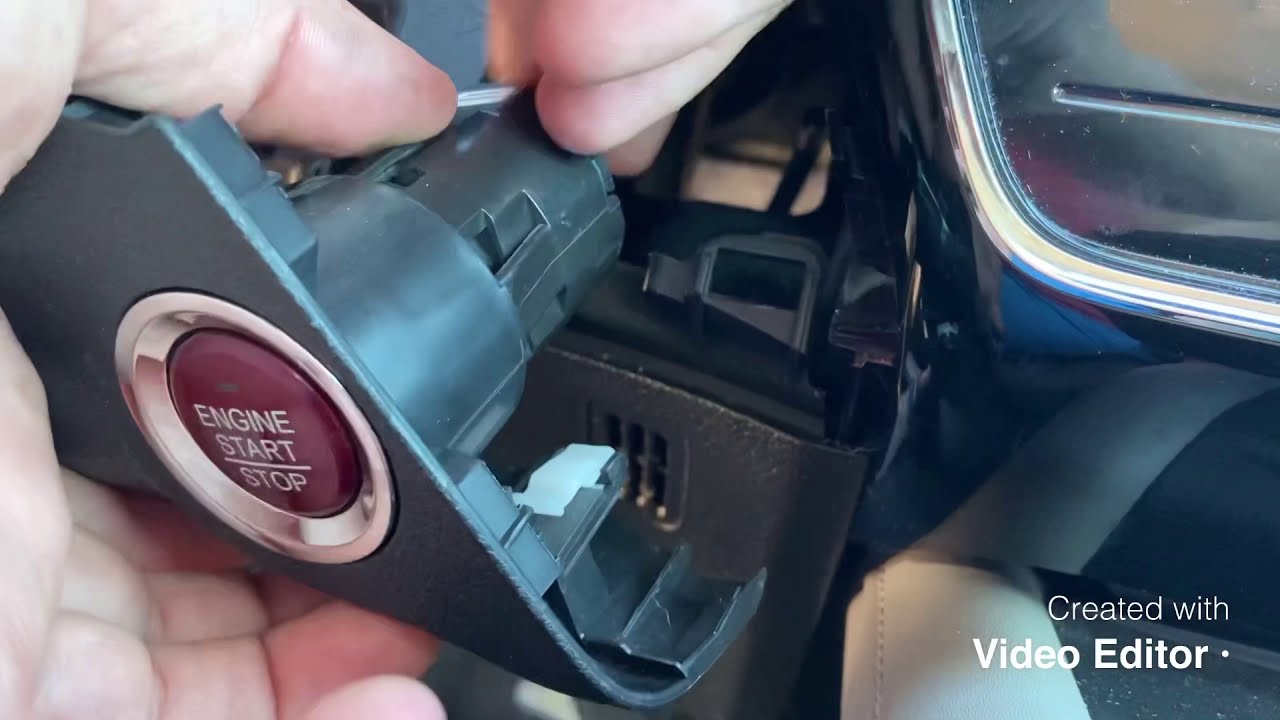 Honda HRV On/Off ignition button replacement tutorial