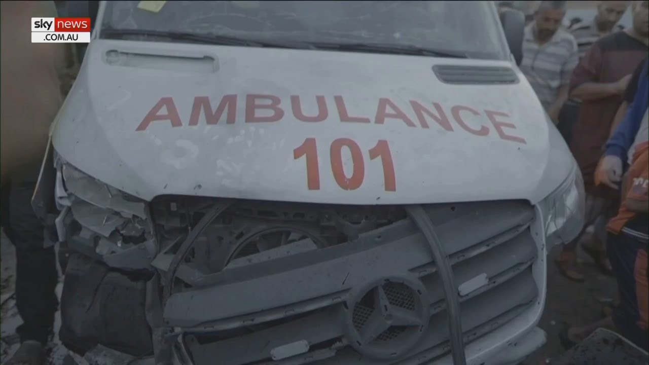 Israel claims responsibility for airstrike on ambulance convoy in Gaza
