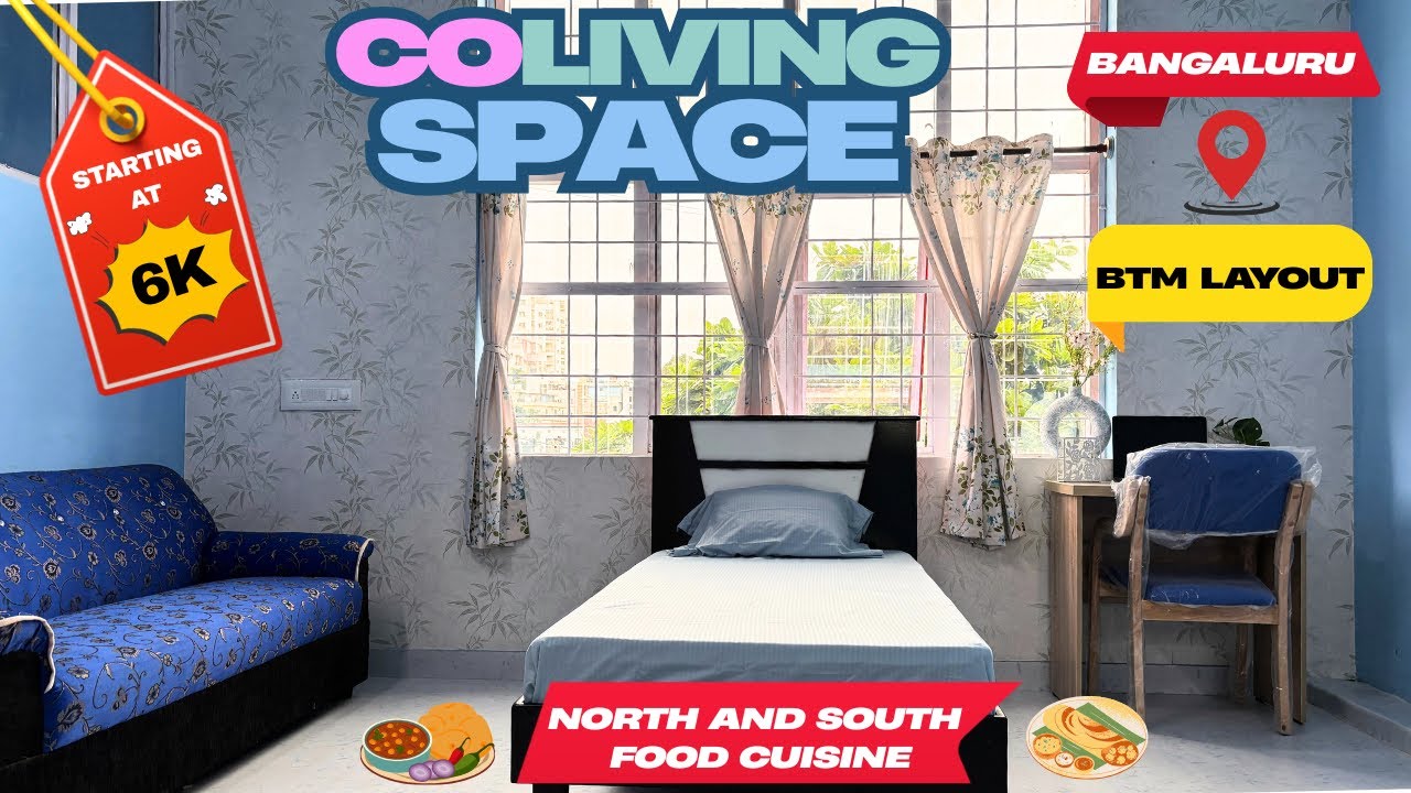 Premium Co-living PG in BTM Layout Bangalore | Rooms Near Vega City Mall