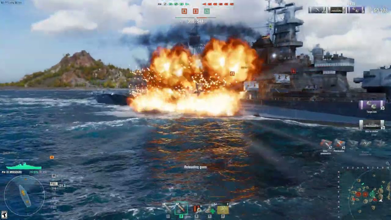 🔴 LIVE -  Battleship Missouri | World of Warships United States