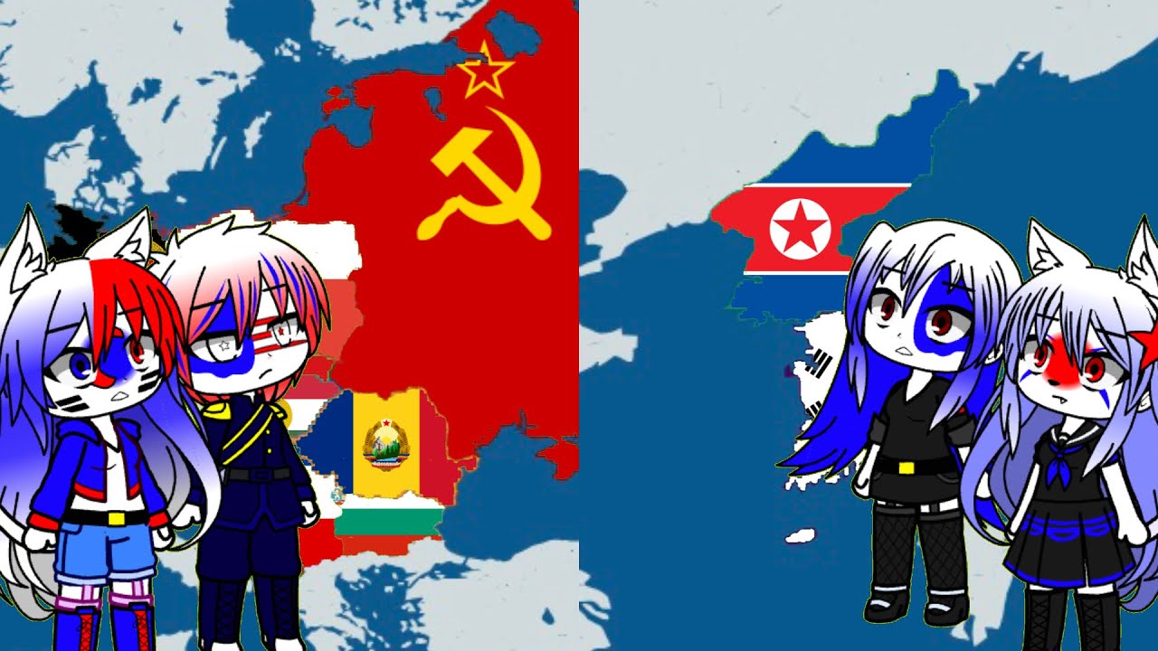 Countryhumans my au’s react to The Cold War Part 1