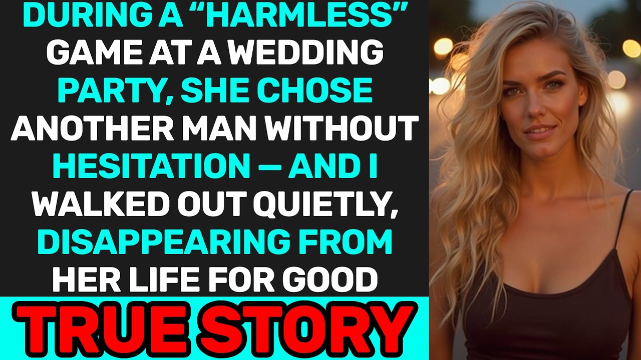 In A “harmless” Game At A Wedding Party, She Chose Another Man — I Left And Disappeared Forever