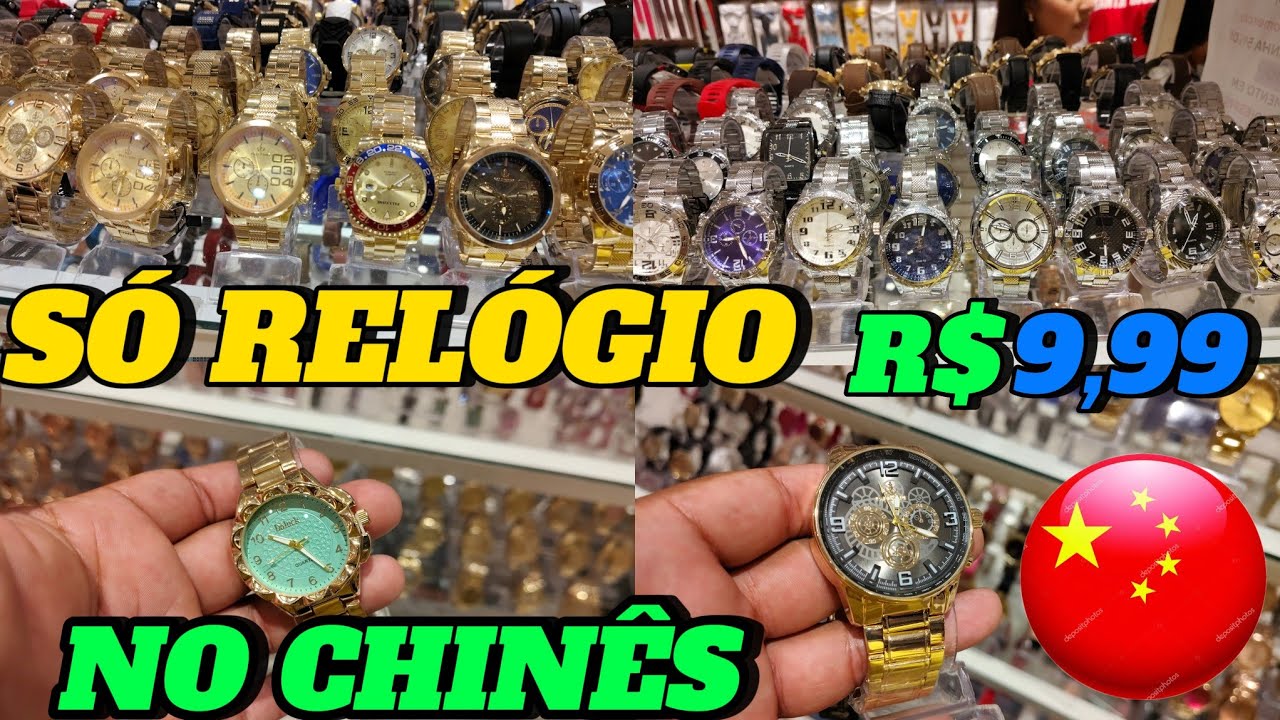 LOJA NOVA ERA DO CHINÊS COM RELÓGIO DE LUXO BARATO PRA REVENDA SÓ AQUI NO RECIFE