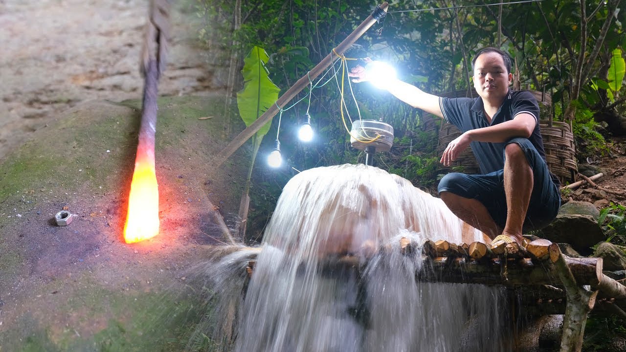 Forge a Wrench to install a Free generator, Grow cassava | Primitive Skills