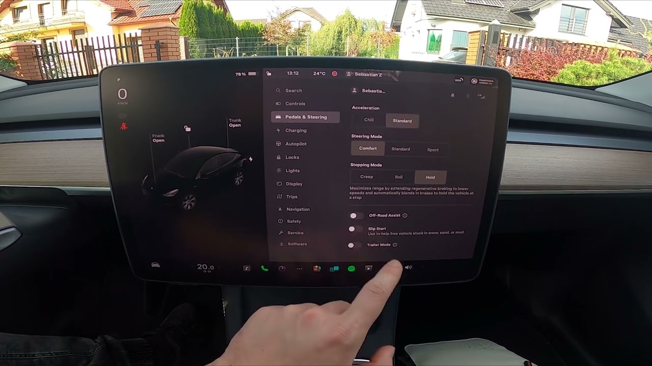 How to Enable or Disable Off Road Assist in Tesla Model Y ( 2020 - now )