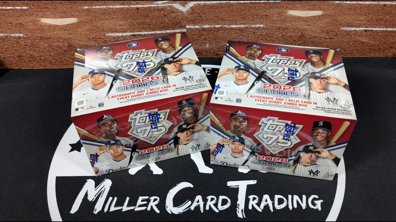 EARLY LOOK!  2026 Topps Series 1 Hobby Jumbo Boxes!