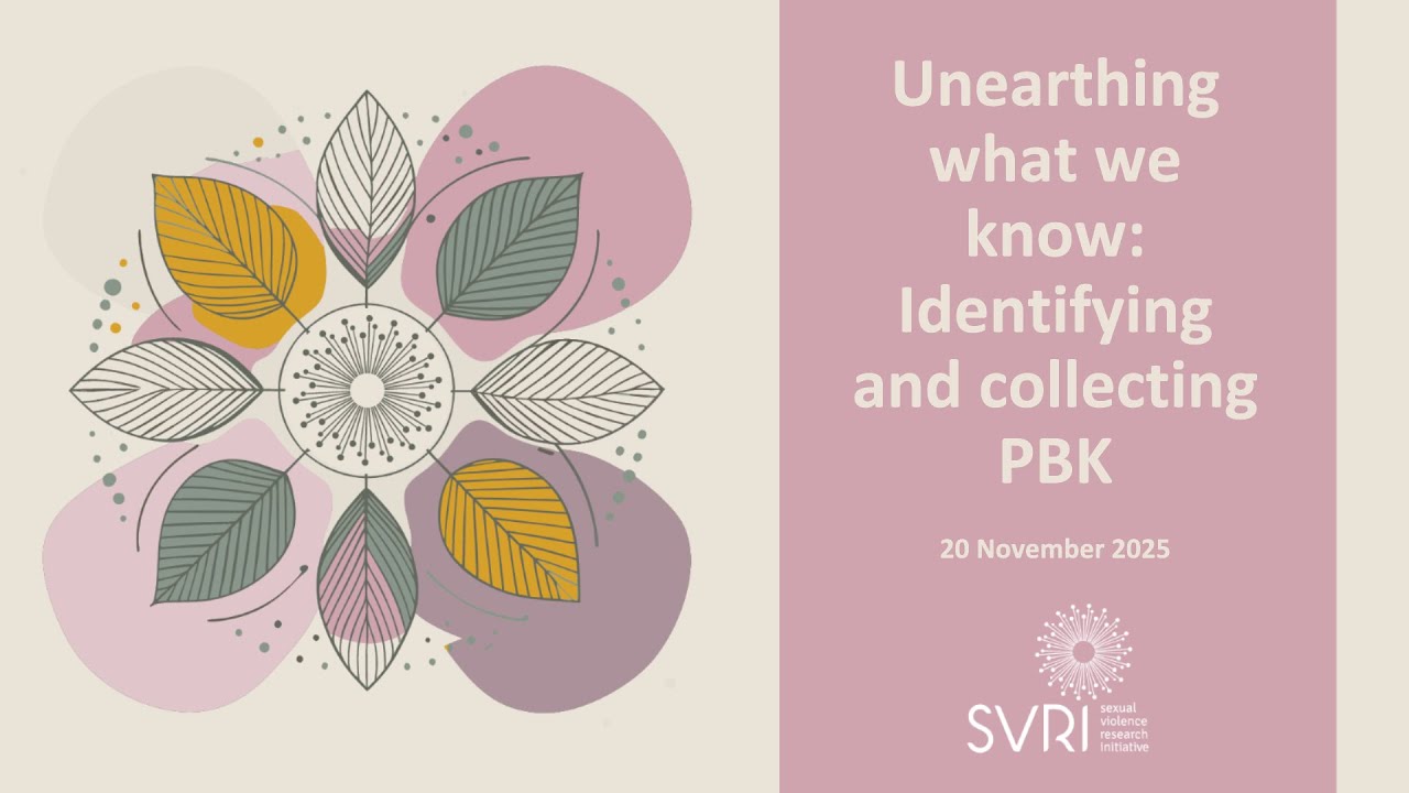 Unearthing what we know: Identifying and collecting PBK
