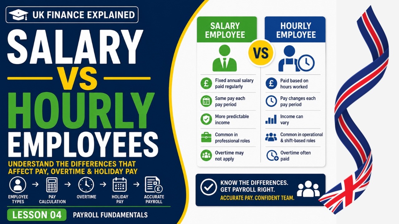 Salary vs Hourly Employees  | UK Payroll Explained for Complete Beginners