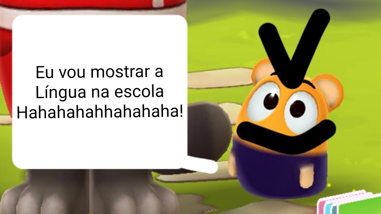 Squeak em| o squeak mostrou a língua na escola!