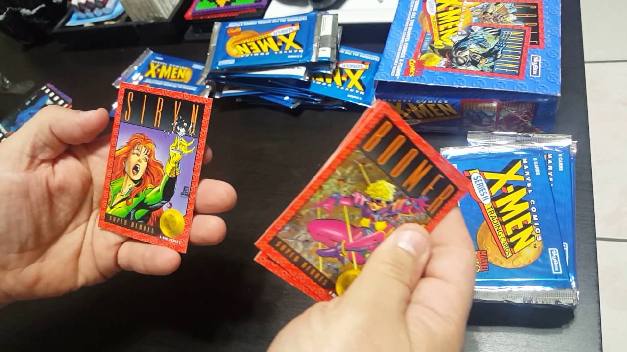 1993 Skybox Marvel's X-Men Series 2 Trading cards unboxing Box Break