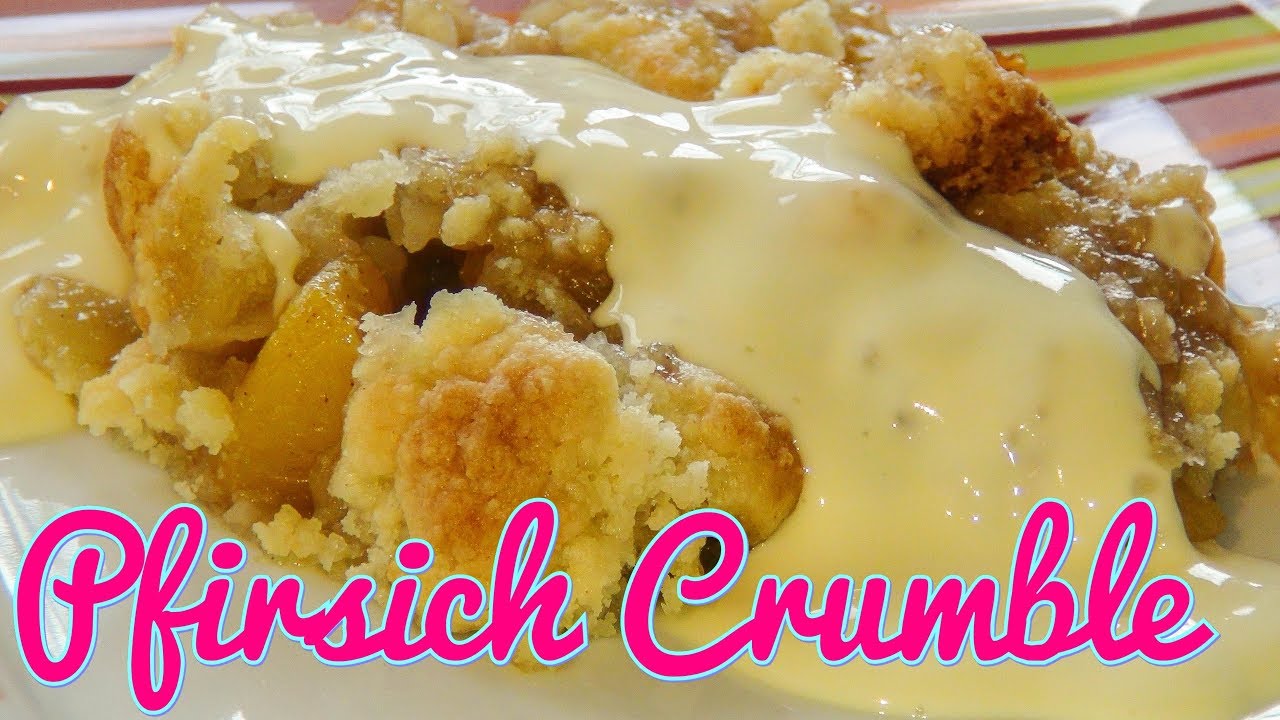 Pfirsich Crumble aus dem Feuertopf ft9