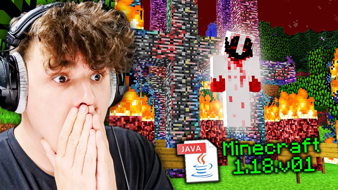 ZAGRAŁEM w BARDZO STRASZNĄ WERSJĘ MINECRAFT 1.18.v01