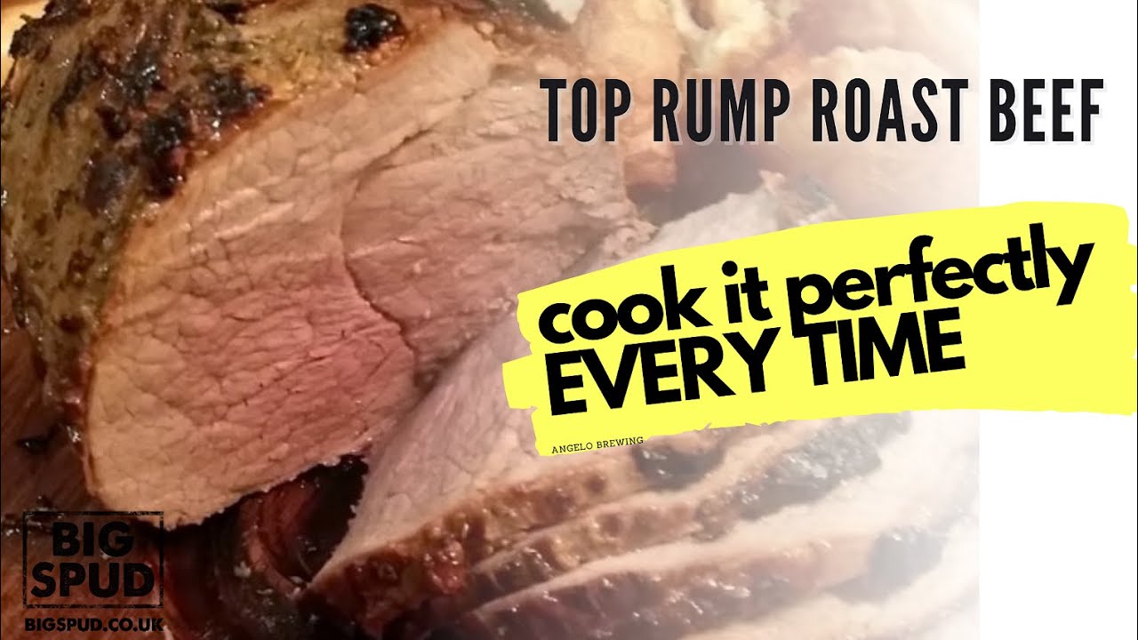 Cook top rump roast beef perfectly every time