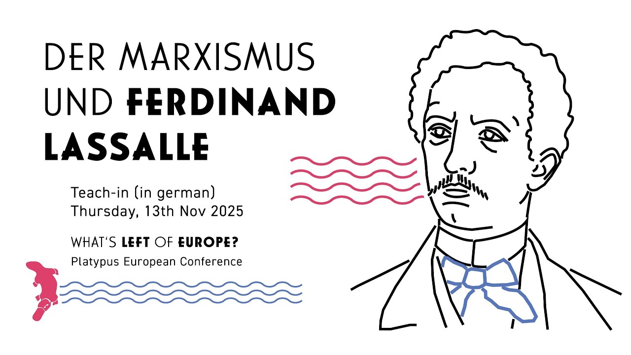 Der Marxismus und Ferdinand Lasalle (Teach-In, Leipzig 13.11.2025)