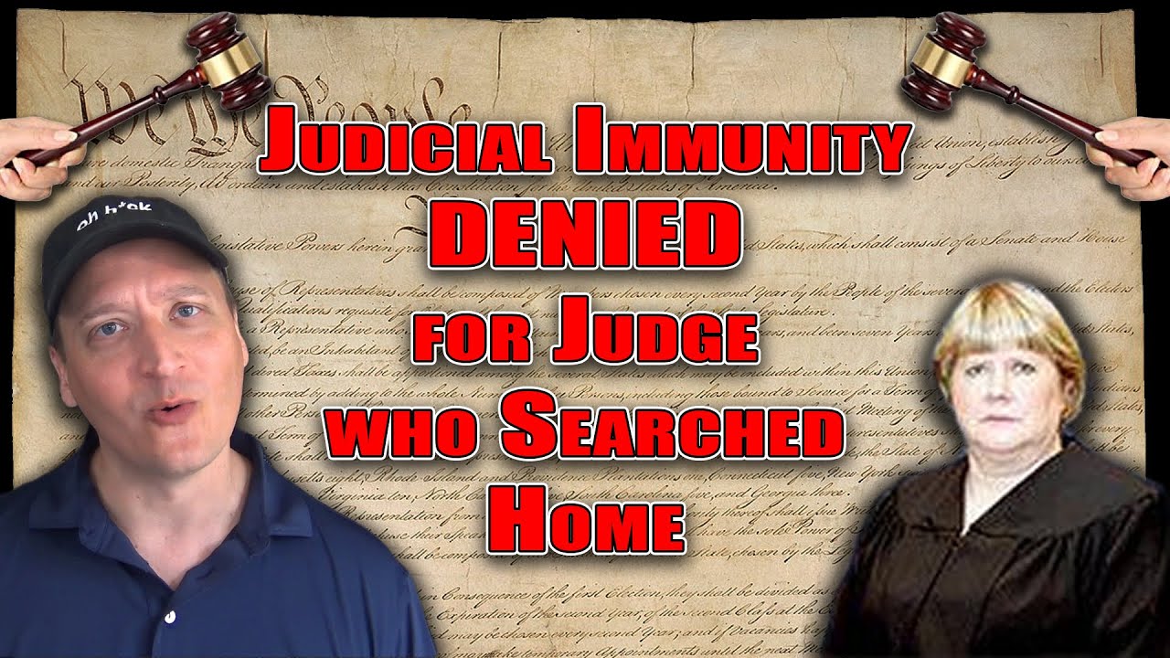 Judicial Immunity Denied for Judge who Searched Home (Gibson v. Goldston)