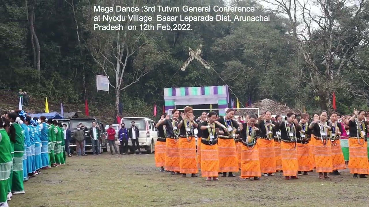 TUTEM MEGA DANCE  3RD TUTEM GENERAL CONFERENCE AT NYODU  VILLAGE :