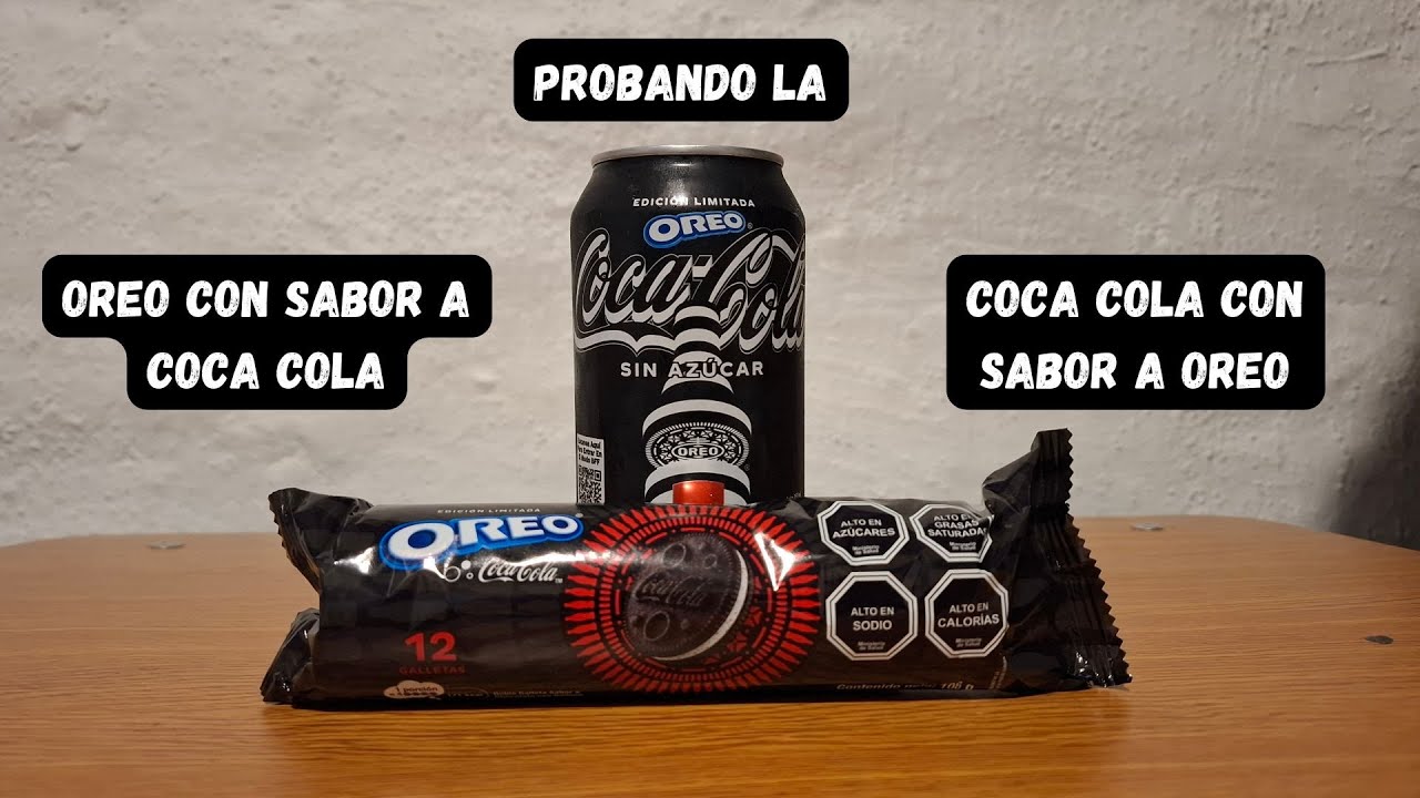 PROBANDO La OREO SABOR A COCA COLA & La COCA COLA SABOR A OREO | David Gallardo