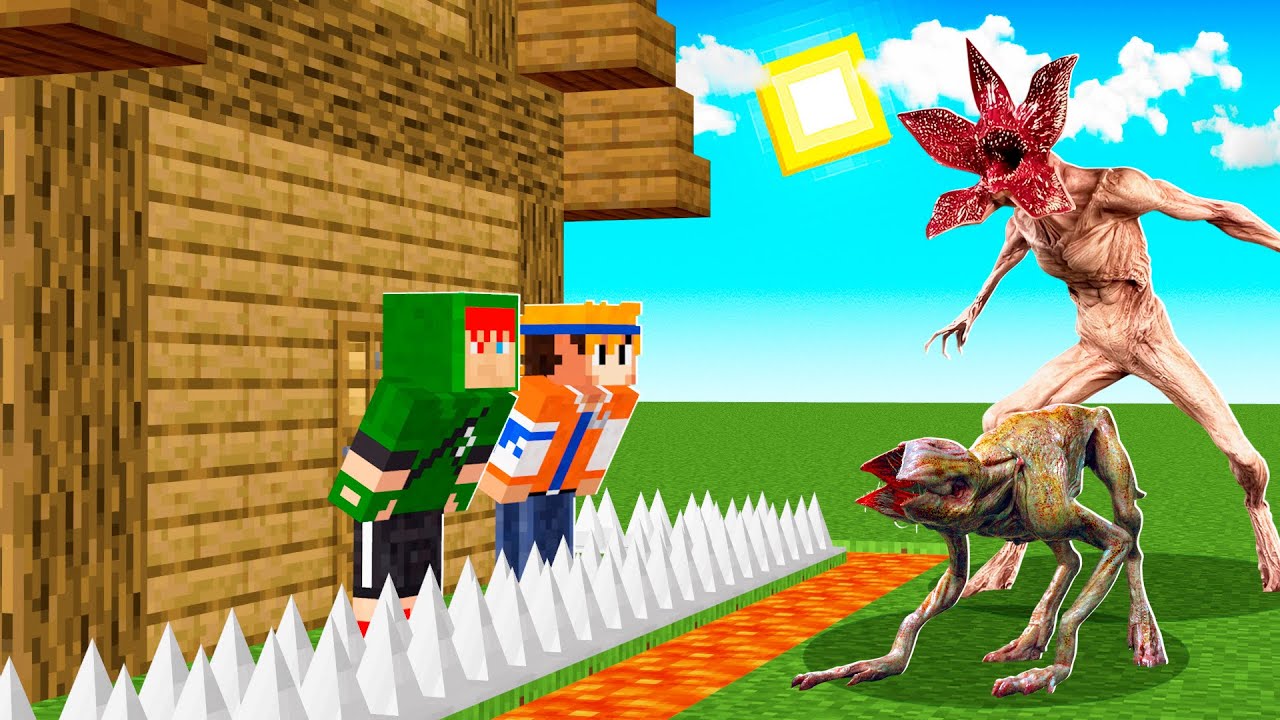 Испытание: База против Эволюционирующего Демогоргона в Minecraft!!
